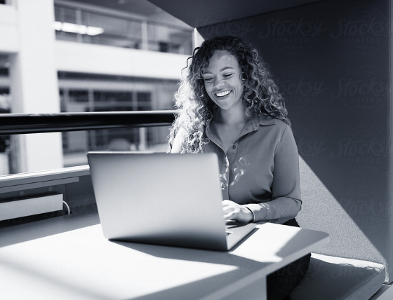 Person using laptop